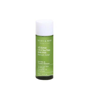 [MINI] MÁRY & MAY Vegan CICA Tea Tree AHA PHA Blemish Toner